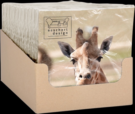 Servilletas de Papel Jirafa 33x33cm